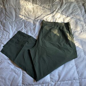 Green hiking pants